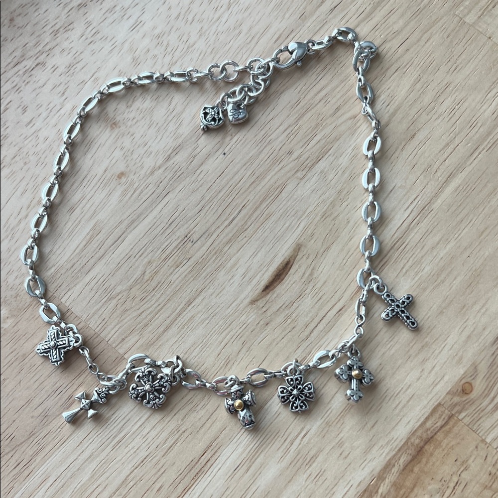 Brighton Silver Charm Bracelet with Intricate Charms